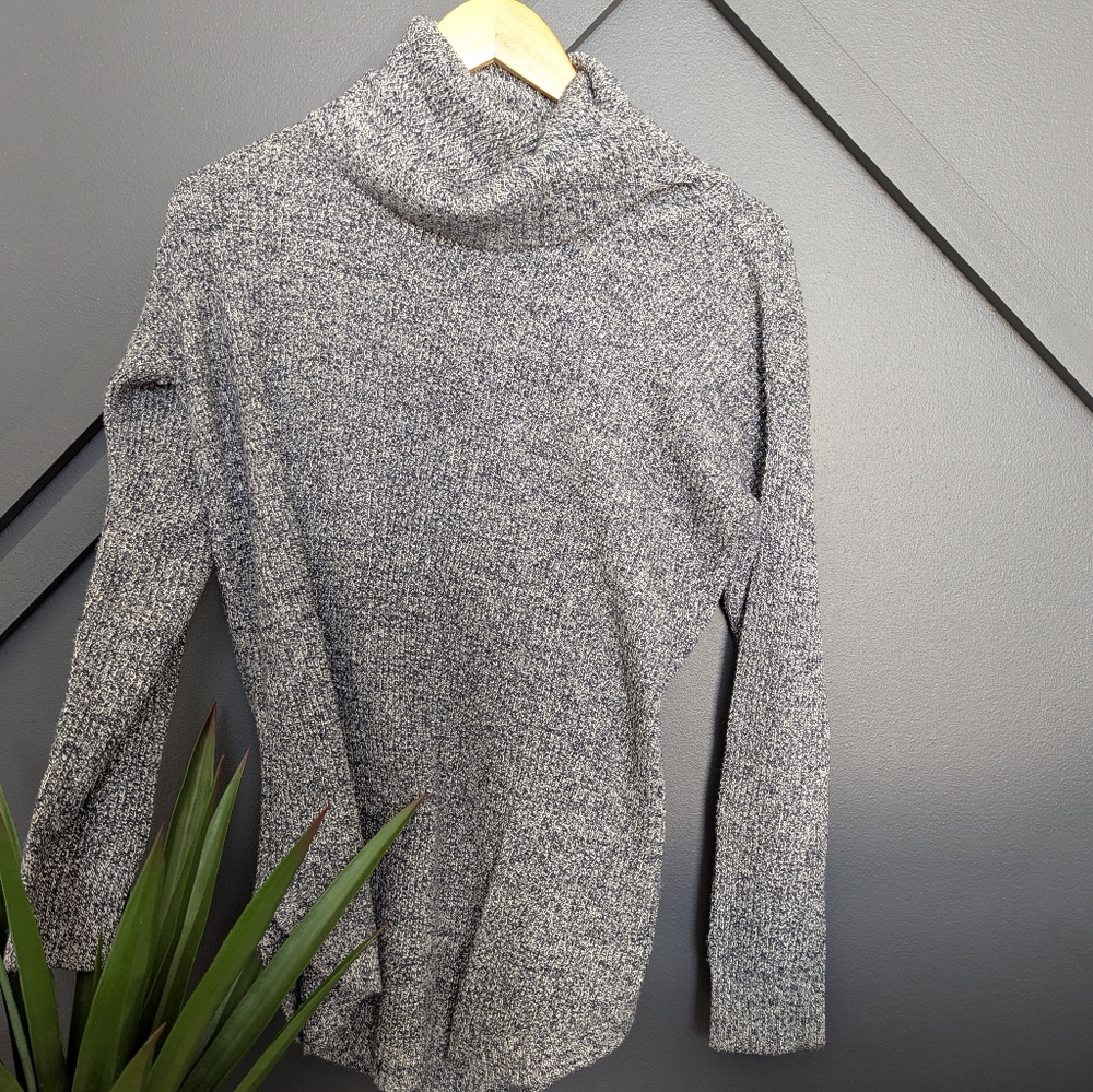 Old Navy, Navy Blue Cowl Neck Sweater, Size M